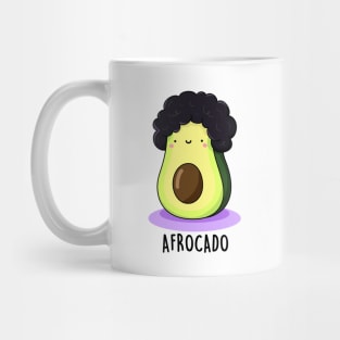 Afro-cado Cute Funny Avocado Pun Mug